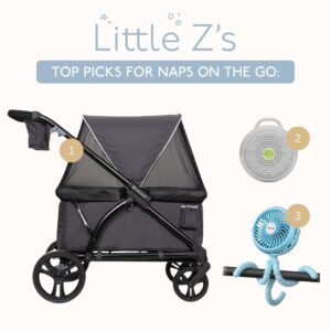 enjoying on the go naps with baby